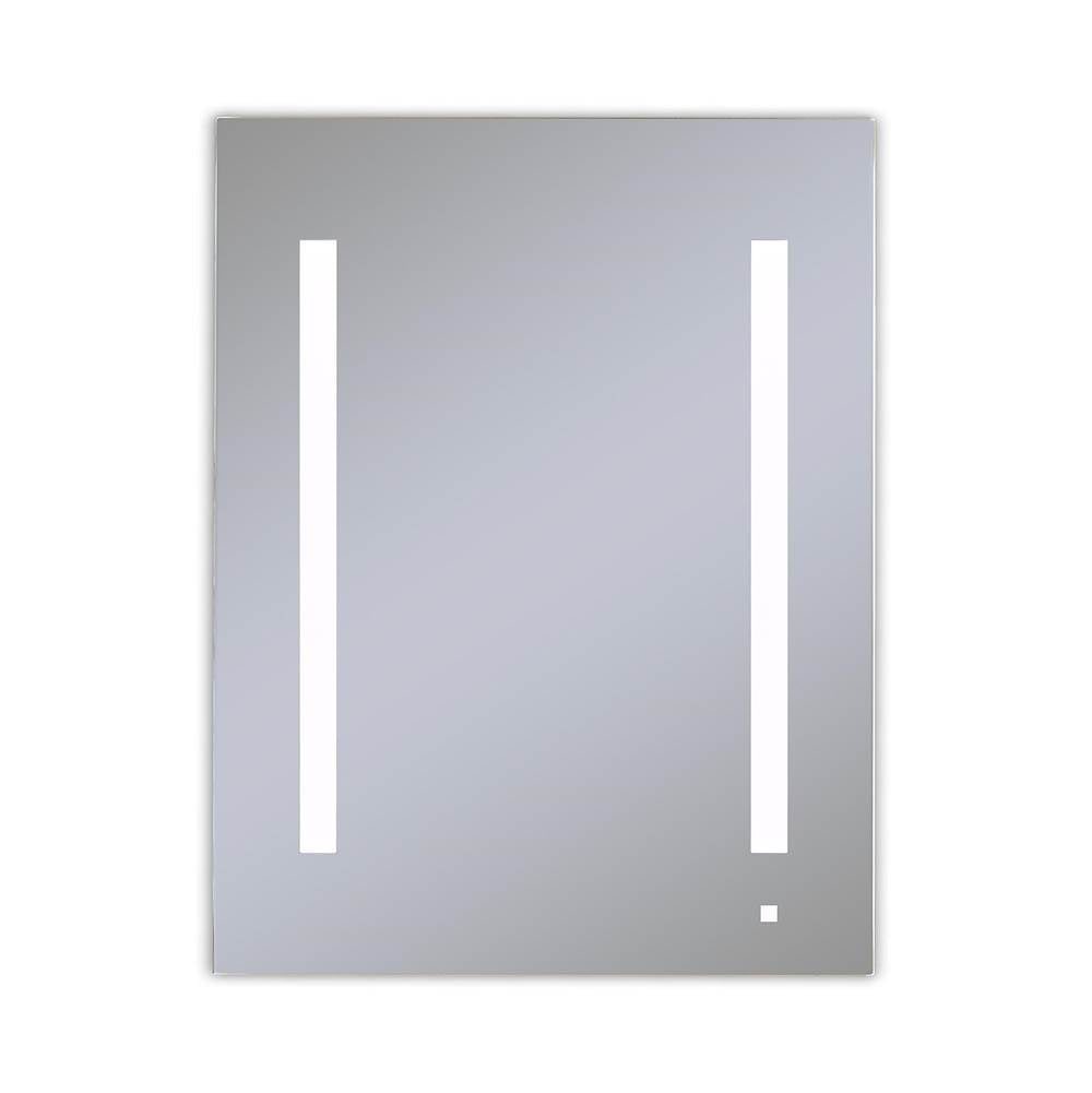 Robern - AiO Lighted Cabinet, 24'' x 30'' x 4'', LUM Lighting, 4000K Temperature (Cool Light), Dimmable, Electrical Outlet, USB Charging Ports, Left Hinge
