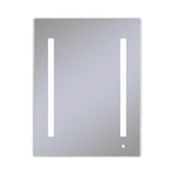 Robern - AiO Lighted Cabinet, 24'' x 30'' x 4'', LUM Lighting, 4000K Temperature (Cool Light), Dimmable, Electrical Outlet, USB Charging Ports, Left Hinge