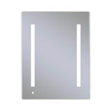 Robern - AiO Lighted Cabinet, 24'' x 30'' x 4'', LUM Lighting, 4000K Temperature (Cool Light), Dimmable, Electrical Outlet, USB Charging Ports, Right Hinge