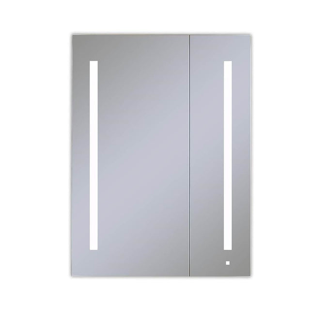 Robern - AiO Lighted Cabinet, 30'' x 40'' x 4'', Two Door, LUM Lighting, 4000K Temperature (Cool Light), Dimmable, Electrical Outlet, USB Left Hinge