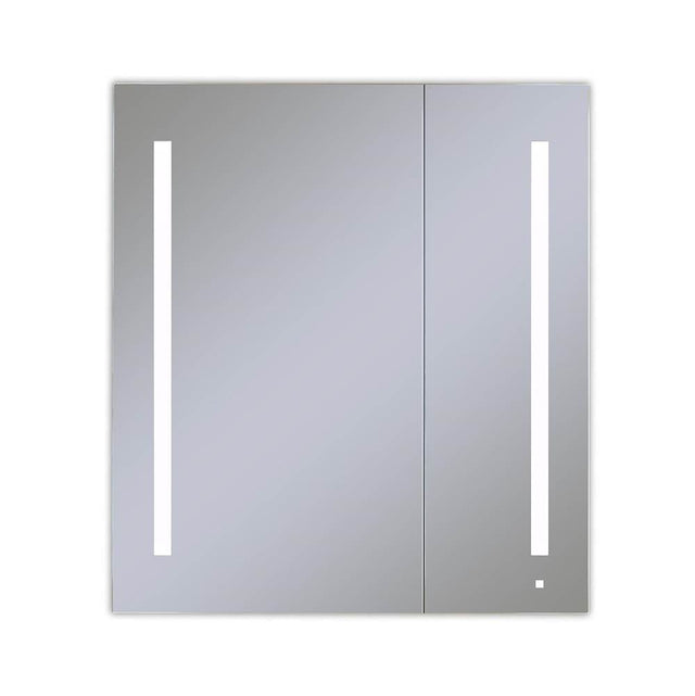 Robern - AiO Lighted Cabinet, 36'' x 40'' x 4'', Two Door, LUM Lighting, 4000K Temperature (Cool Light), Dimmable, Electrical Outlet, USB Left Hinge