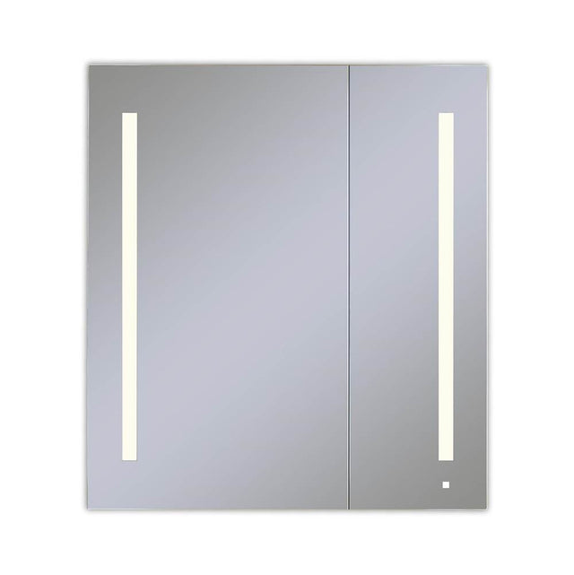 Robern - AiO Lighted Cabinet, 36'' x 40'' x 4'', Two Door, LUM Lighting, 2700K Temperature (Warm Light), Dimmable, Electrical Outlet, USB Left Hinge