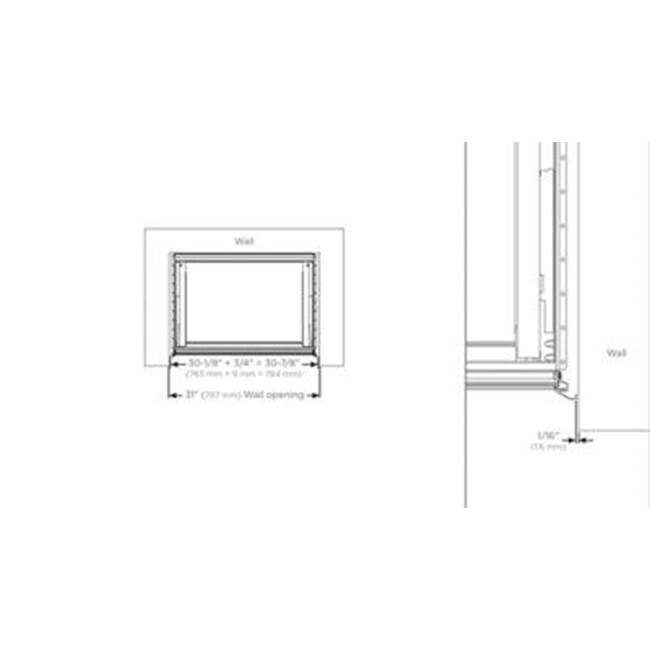 Cartesian and Profiles Alcove Kit, 7-1/2'' H