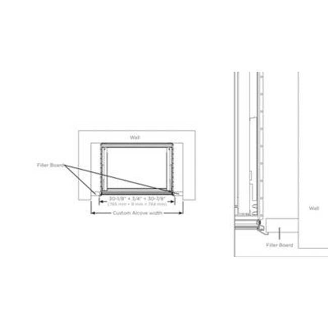 Cartesian and Profiles Alcove Kit, 30'' H