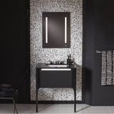 AiO Lighted Mirror, 30'' x 40'' x 1-1/2'', LUM Lighting, 4000K Temperature (Cool Light), Dimmable, USB Charging Ports