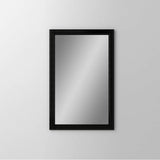 Robern - Main Line Mirror, 20'' x 30'' x 1-5/8'', Bryn Mawr Frame, Brushed Black - Brushed Black