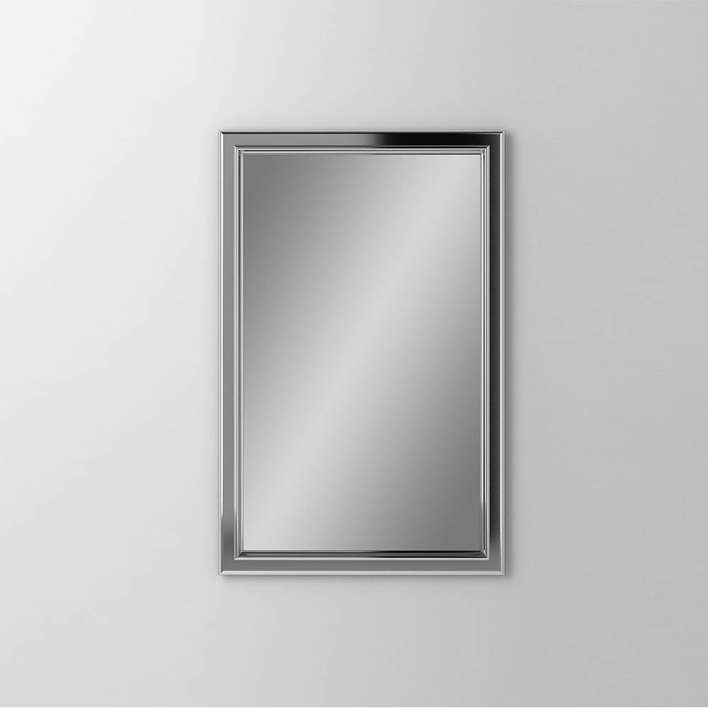 Robern - Main Line Mirror, 20'' x 30'' x 1-5/8'', Bryn Mawr Frame, Chrome - Chrome