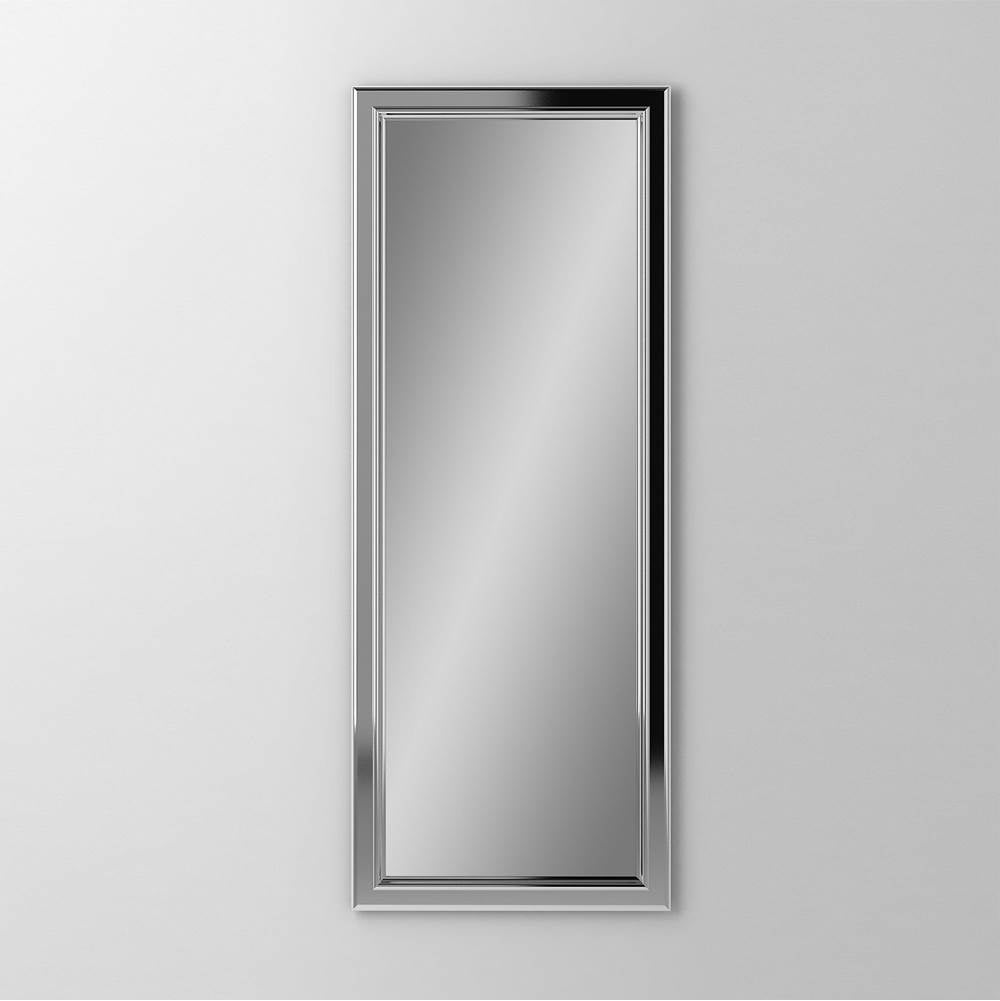 Robern - Main Line Mirror, 20'' x 40'' x 1-5/8'', Bryn Mawr Frame, Chrome - Chrome