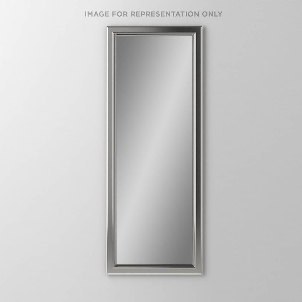 Robern - Main Line Mirror, 20'' x 40'' x 1-5/8'', Bryn Mawr Frame, Polished Nickel - Polished Nickel