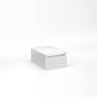 Robern - Cartesian Vanity, 12'' x 7-1/2'' x 18'', Satin White, Full Drawer, No Night Light - Satin White