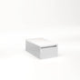 Robern - Cartesian Vanity, 12'' x 7-1/2'' x 21'', Satin White, Full Drawer, No Night Light - Satin White