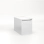 Robern - Cartesian Vanity, 12'' x 15'' x 18'', Satin White, Full Drawer, No Night Light - Satin White