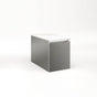 Robern - Cartesian Vanity, 12'' x 15'' x 21'', Tinted Gray Mirror, Full Drawer, No Night Light - Tinted Gray Mirror