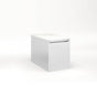 Robern - Cartesian Vanity, 12'' x 15'' x 21'', Satin White, Full Drawer, No Night Light - Satin White