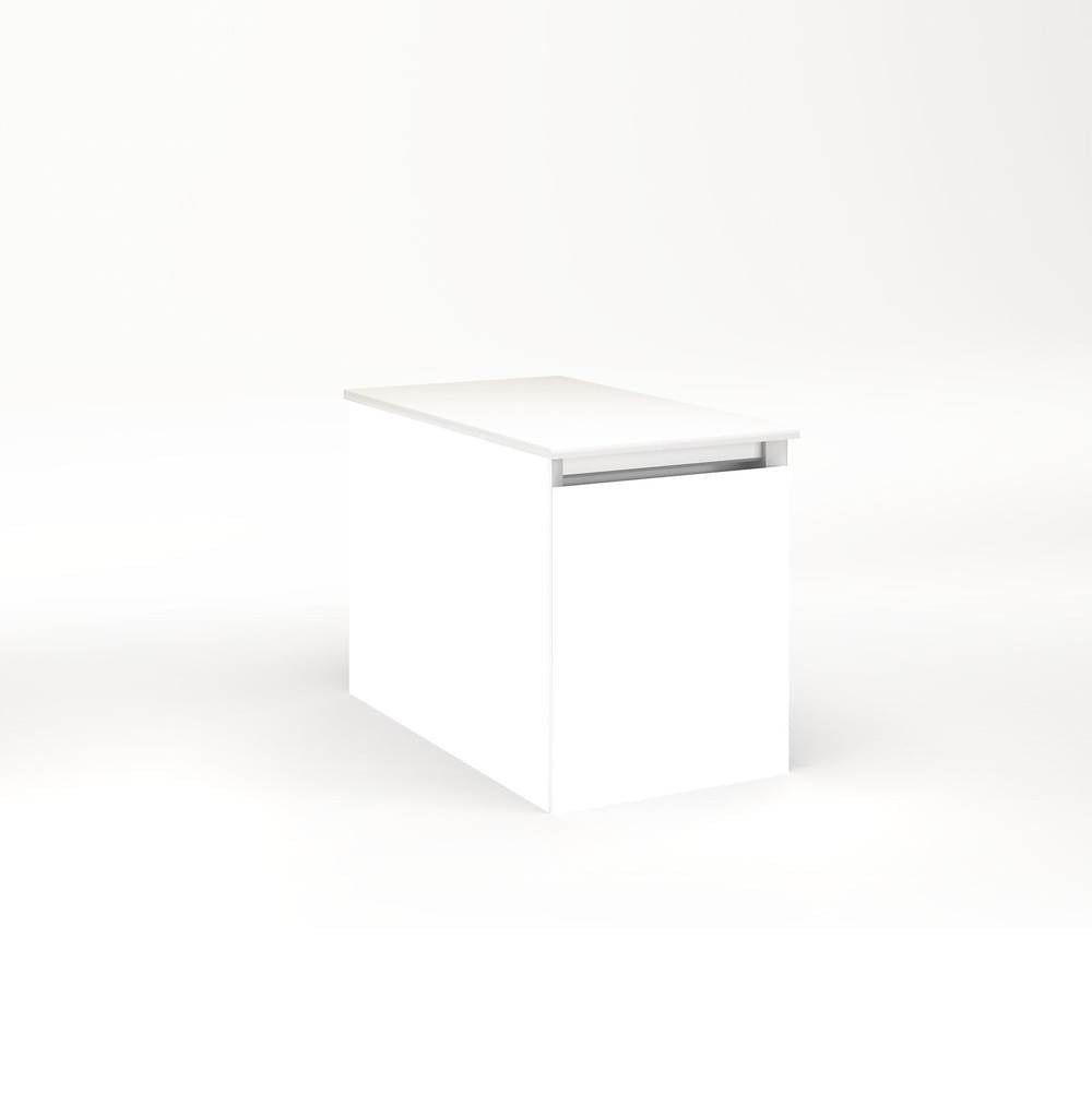 Robern - Cartesian Vanity, 12'' x 15'' x 21'', White, Full Drawer, No Night Light - White
