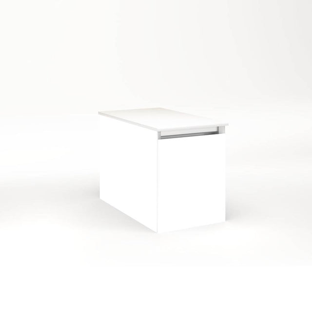 Robern - Cartesian Vanity, 12'' x 15'' x 21'', White, Full Drawer, No Night Light - White
