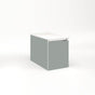 Robern - Cartesian, 12X15X21,Mat Gry,Full, Snl - Matte Gray