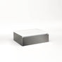 Robern - Cartesian Vanity, 24'' x 7-1/2'' x 18'', Tinted Gray Mirror, Full Drawer, No Night Light - Tinted Gray Mirror