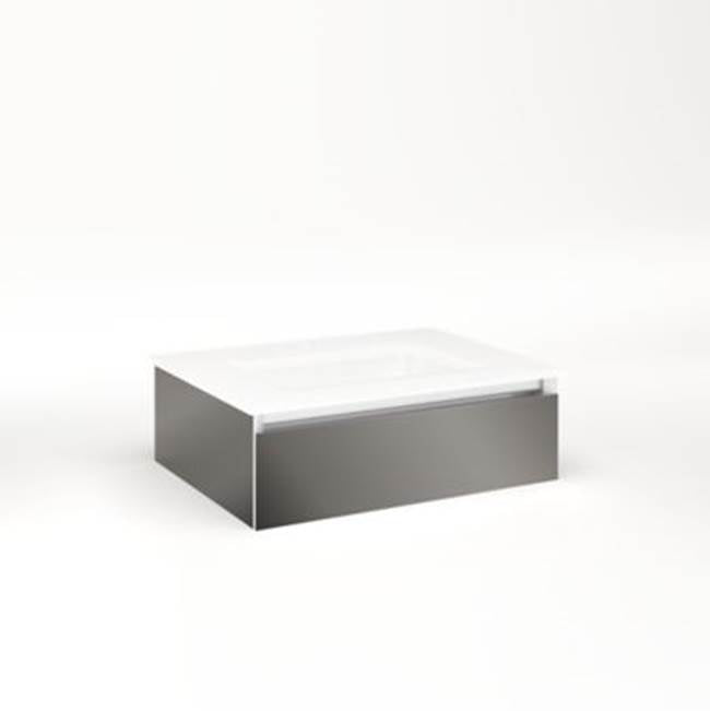 Robern - Cartesian, 24X7.5X18,Tgm,Full, Snl - Tinted Gray Mirror