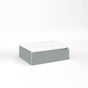 Robern - Cartesian Vanity, 24'' x 7-1/2'' x 18'', Matte Gray, Plumbing Drawer, No Night Light - Matte Gray