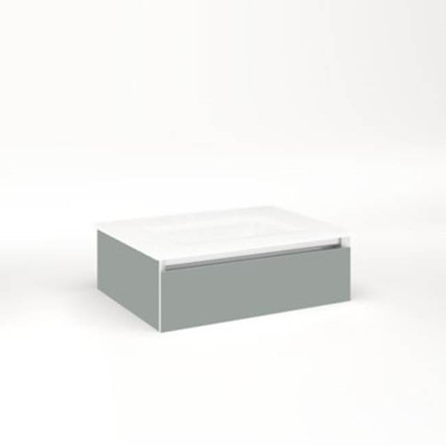 Robern - Cartesian, 24X7.5X18,Mat Gry,Plumb, Snl - Matte Gray