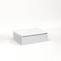 Robern - Cartesian, 24X7.5X18,Sat Wht,Tip, Snl - Satin White