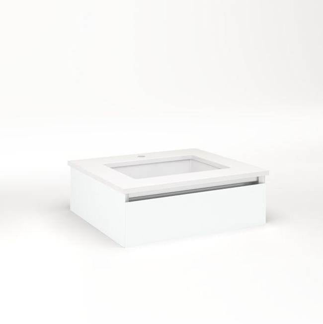 Robern - CARTESIAN, 24X7.5X21, MAT WHT, FIX, SNL - Matte White