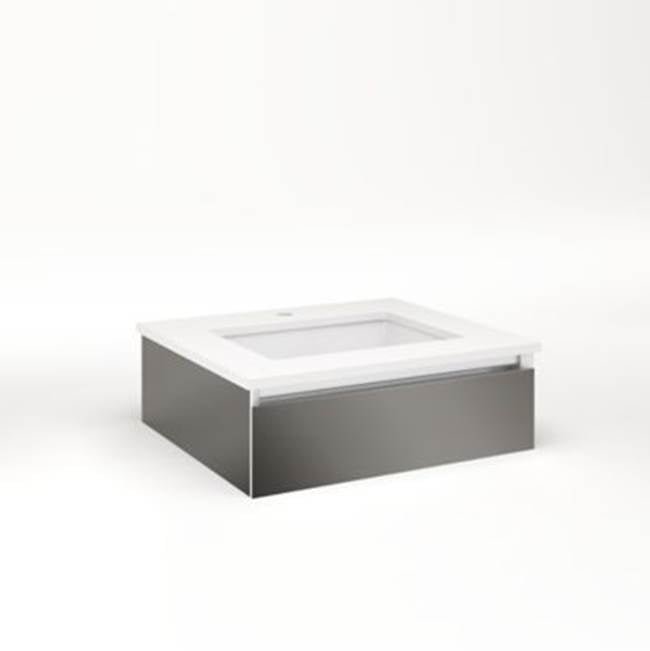 Robern - Cartesian, 24X7.5X21,Tgm,Tip, Snl - Tinted Gray Mirror