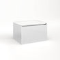 Robern - Cartesian Vanity, 24'' x 15'' x 18'', Satin White, Plumbing Drawer, No Night Light - Satin White