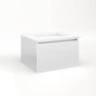Robern - Cartesian Vanity, 24'' x 15'' x 21'', Satin White, Full Drawer, No Night Light - Satin White