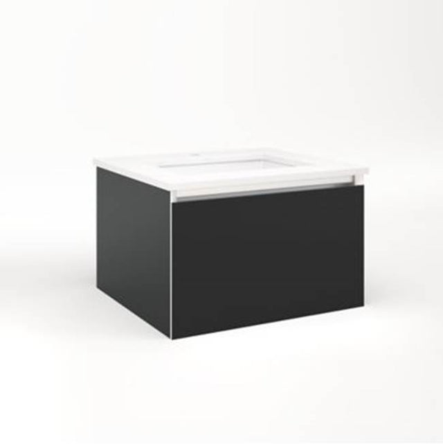 Robern - Cartesian, 24X15X21,Mat Blk,Full, Snl - Matte Black