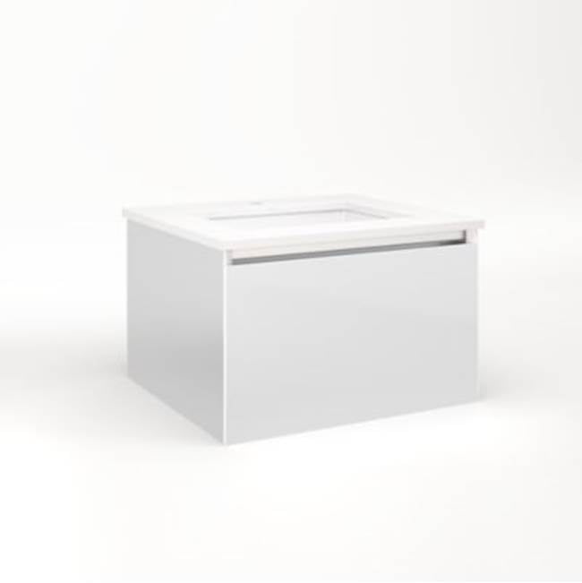Robern - Cartesian, 24X15X21,Sat Wht,Plumb, Snl - Satin White