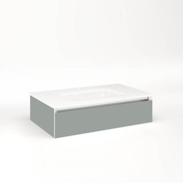 Robern - Cartesian, 30X7.5X18,Mat Gry,Plumb, Snl - Matte Gray