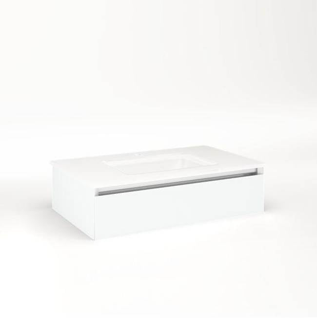 Robern - CARTESIAN, 30X7.5X18, MAT WHT, FIX, SNL - Matte White