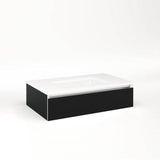Robern - CARTESIAN, 30X7.5X18, MAT BLK, FIX, SNL - Matte Black