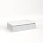 Robern - Cartesian Vanity, 30'' x 7-1/2'' x 18'', Satin White, Tip Out Drawer, No Night Light - Satin White