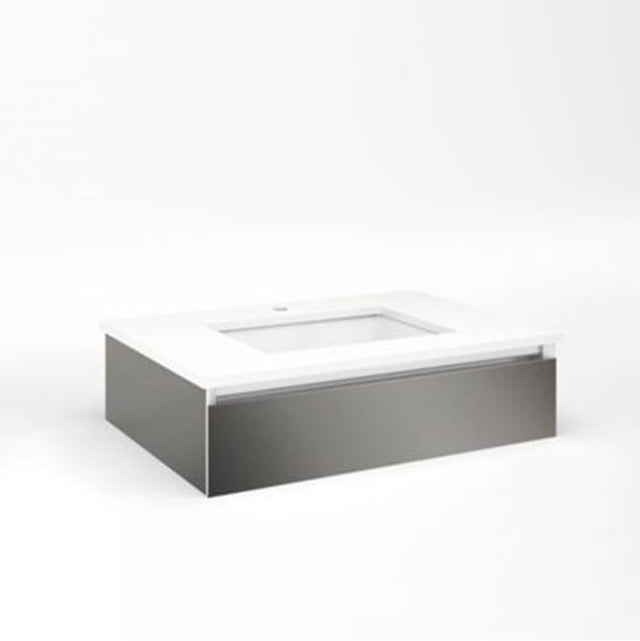 Robern - Cartesian, 30X7.5X21,Tgm,Full, Snl - Tinted Gray Mirror