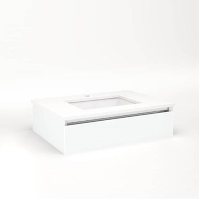 Robern - Cartesian, 30X7.5X21,Mat Wht,Full, Snl - Matte White