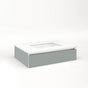 Robern - Cartesian, 30X7.5X21,Mat Gry,Full, Snl - Matte Gray