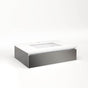 Robern - Cartesian Vanity, 30'' x 7-1/2'' x 21'', Tinted Gray Mirror, Tip Out Drawer, No Night Light - Tinted Gray Mirror