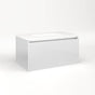 Robern - Cartesian Vanity, 30'' x 15'' x 18'', Satin White, Full Drawer, No Night Light - Satin White