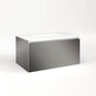 Robern - Cartesian Vanity, 30'' x 15'' x 18'', Tinted Gray Mirror, Plumbing Drawer, No Night Light - Tinted Gray Mirror