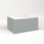 Robern - Cartesian Vanity, 30'' x 15'' x 21'', Matte Gray, Full Drawer, No Night Light - Matte Gray