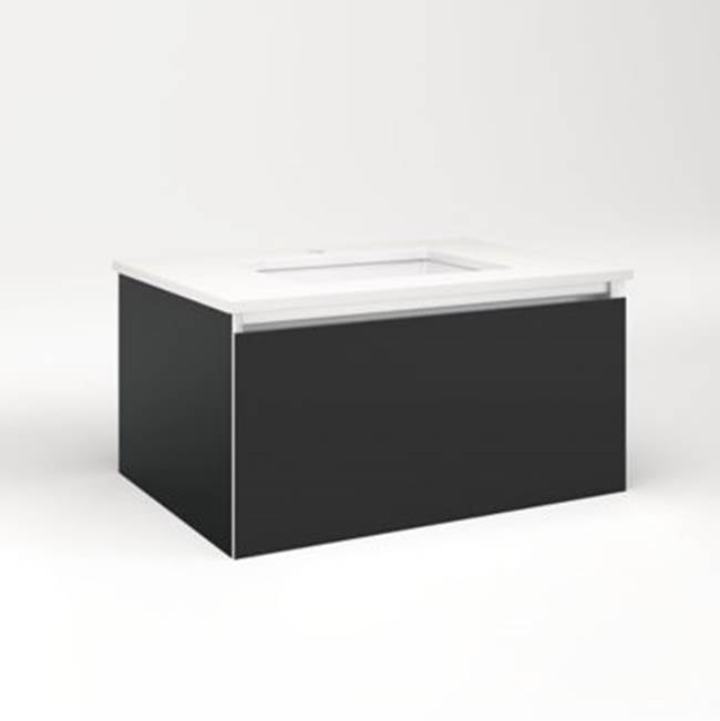Robern - Cartesian, 30X15X21,Mat Blk,Plumb, Snl - Matte Black
