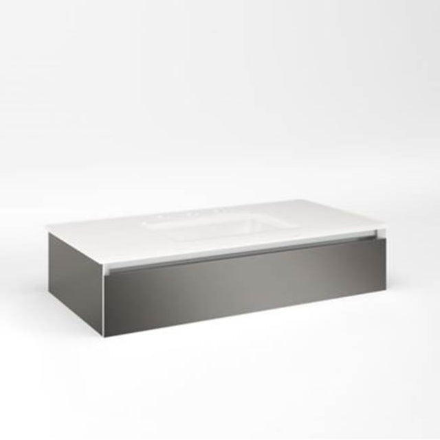 Robern - Cartesian, 36X7.5X18,Tgm,Full, Snl - Tinted Gray Mirror