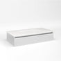 Robern - Cartesian Vanity, 36'' x 7-1/2'' x 18'', Satin White, Full Drawer, No Night Light - Satin White