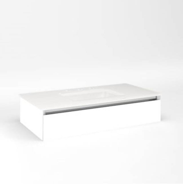 Robern - Cartesian, 36X7.5X18,Mat Wht,Full, Snl - Matte White