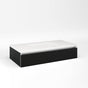 Robern - Cartesian Vanity, 36'' x 7-1/2'' x 18'', Matte Black, Plumbing Drawer, No Night Light - Matte Black
