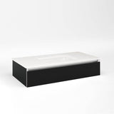 Robern - CARTESIAN, 36X7.5X18, MAT BLK, FIX, SNL - Matte Black