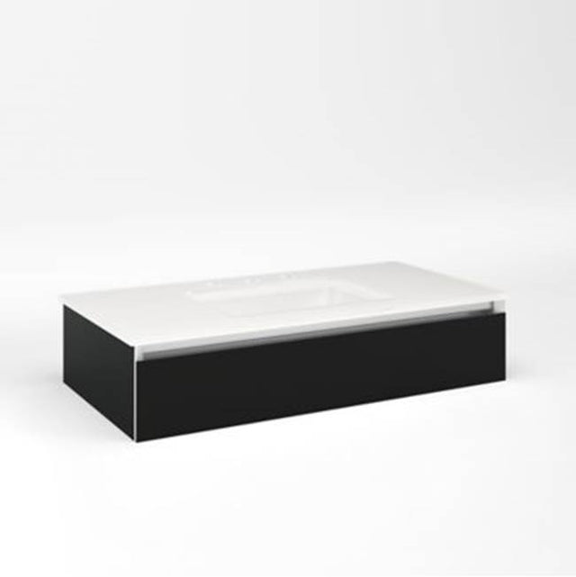 Robern - Cartesian, 36X7.5X18,Mat Blk,Tip, Snl - Matte Black